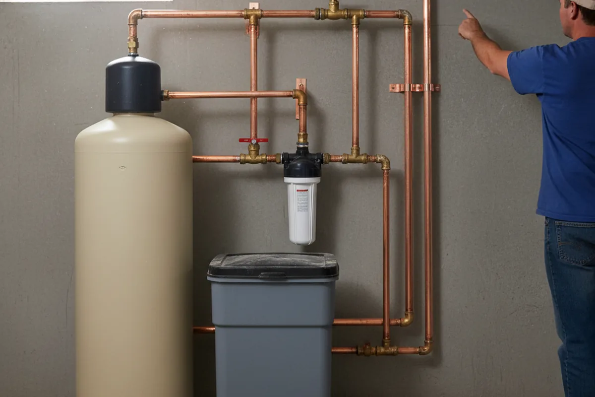 Whole-house water treatment system installed in White Springs